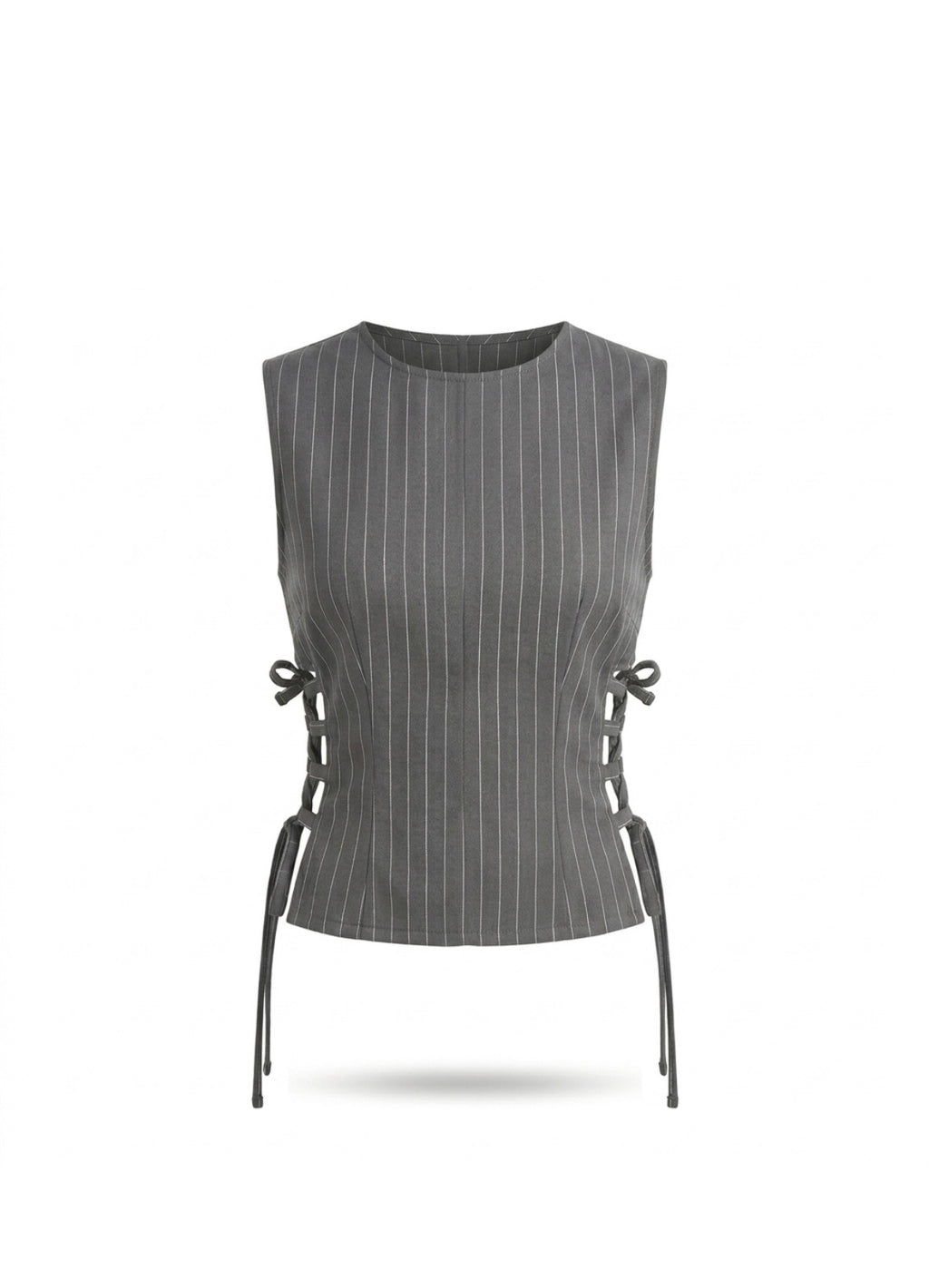 Grey corset top