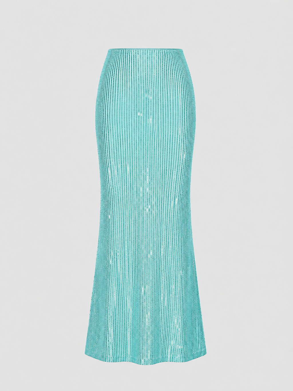Aqua Sequin Skirt