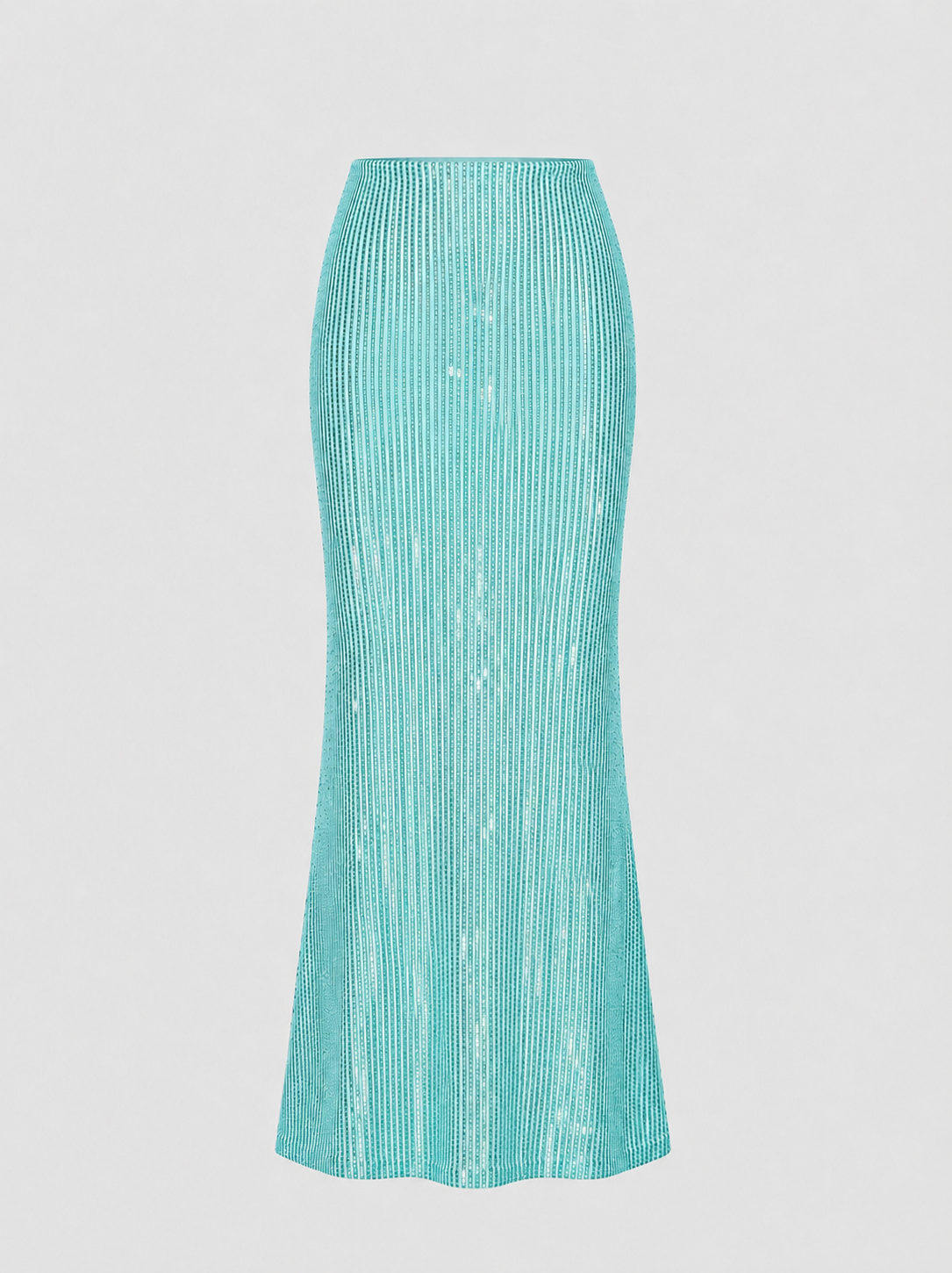 Aqua Sequin Skirt