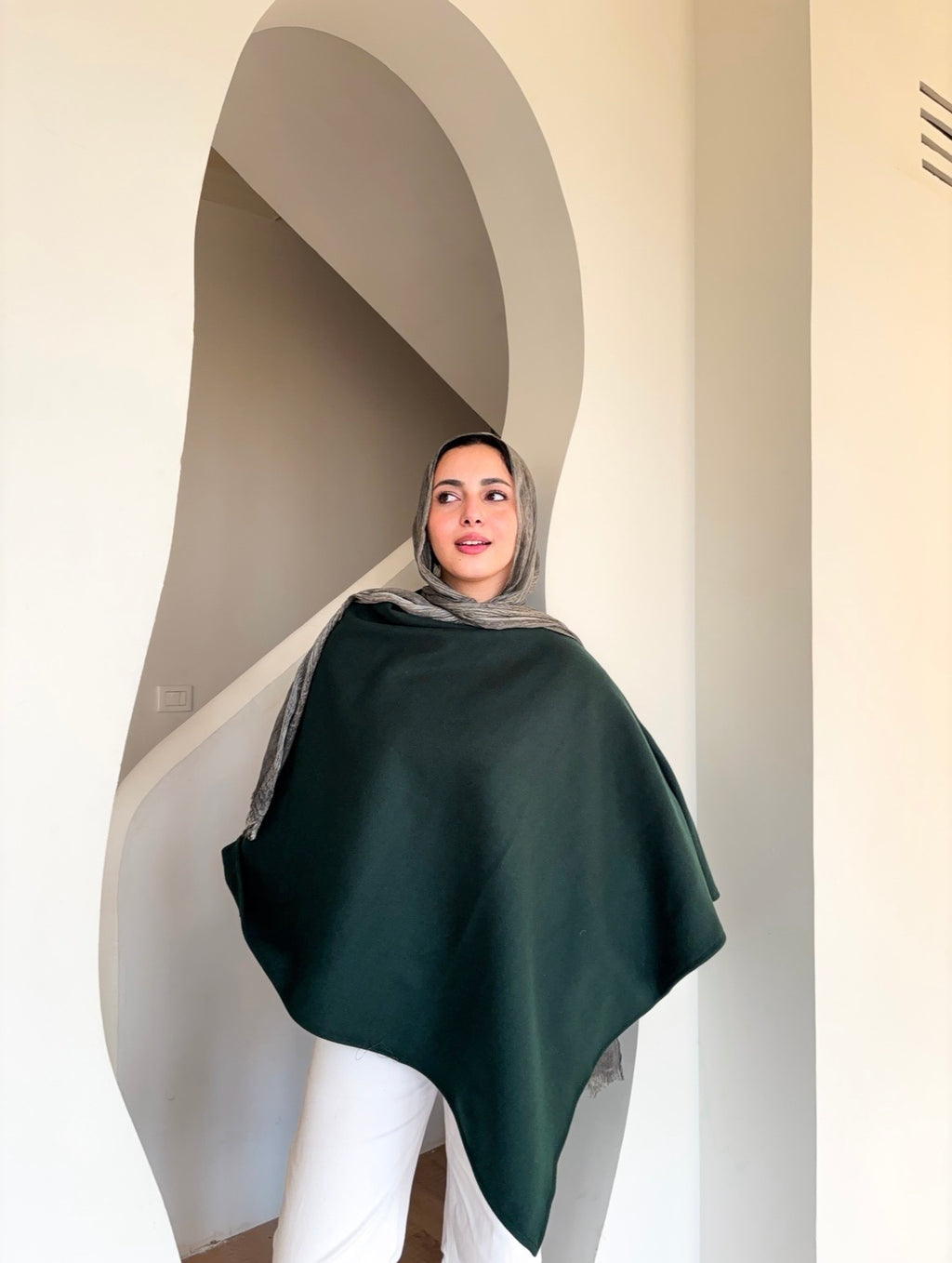 Royal green cape