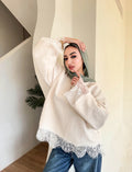 White pullover lace